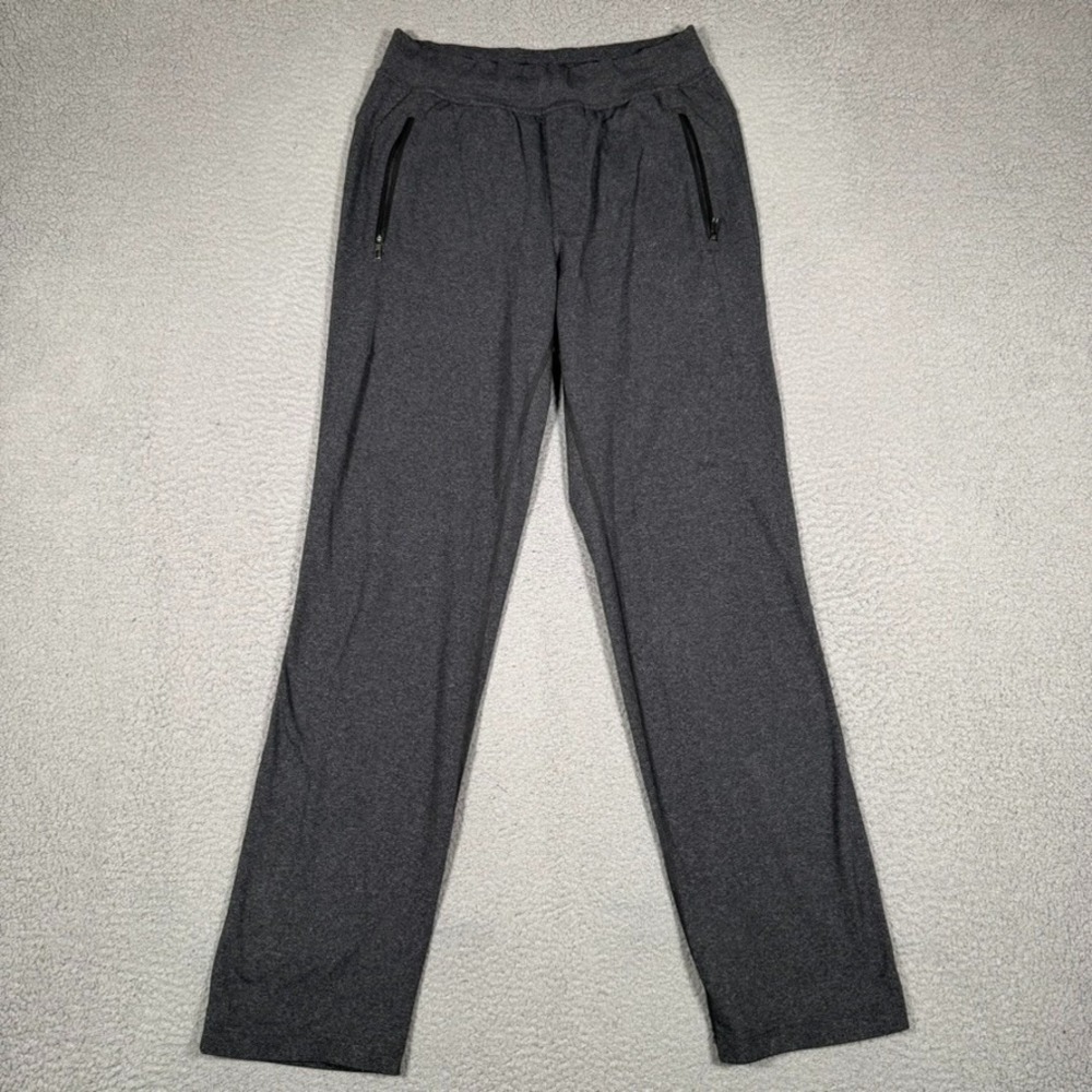 Lululemon Pants Mens Medium Gray Straight Fit Sweatpants Lounge Elastic Waist